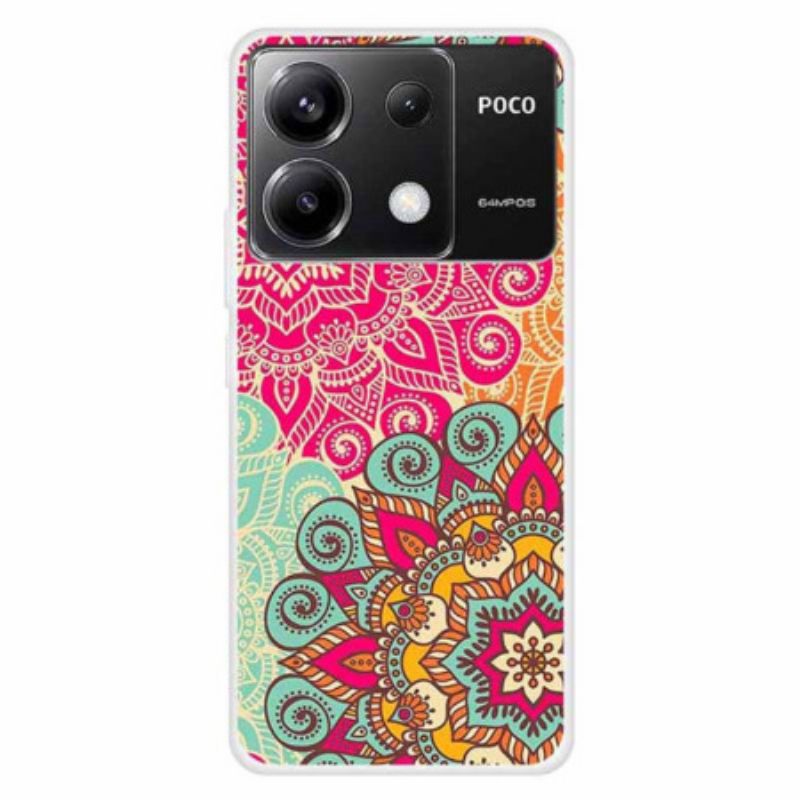 Hoesje Voor Xiaomi Redmi Note 13 Pro 5g Bloemenpatroon