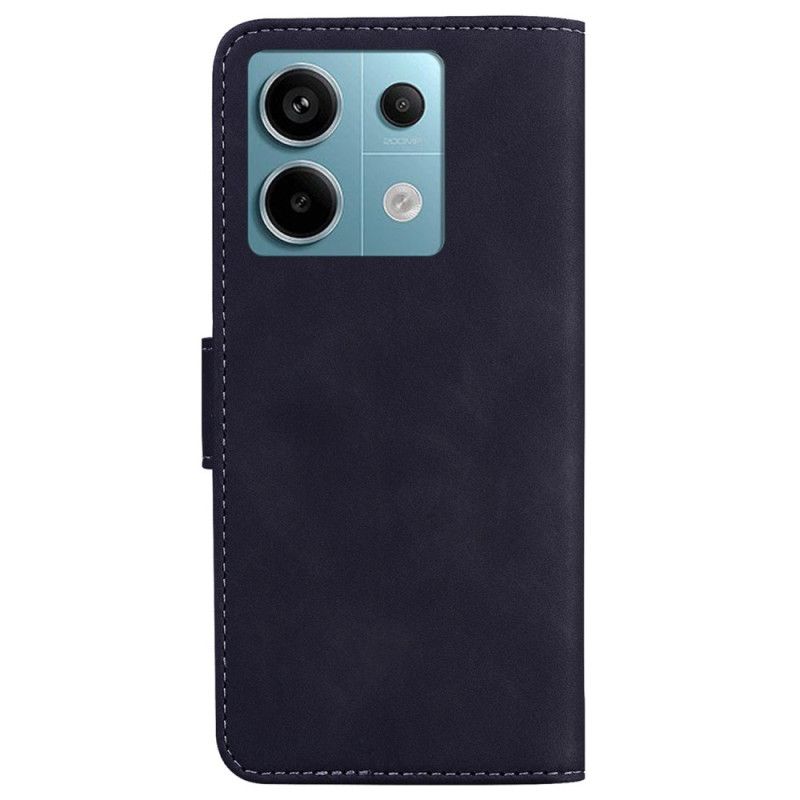 Leren Hoesje Voor Xiaomi Redmi Note 13 Pro 5g Binfen Kleur Vlinderpatroon