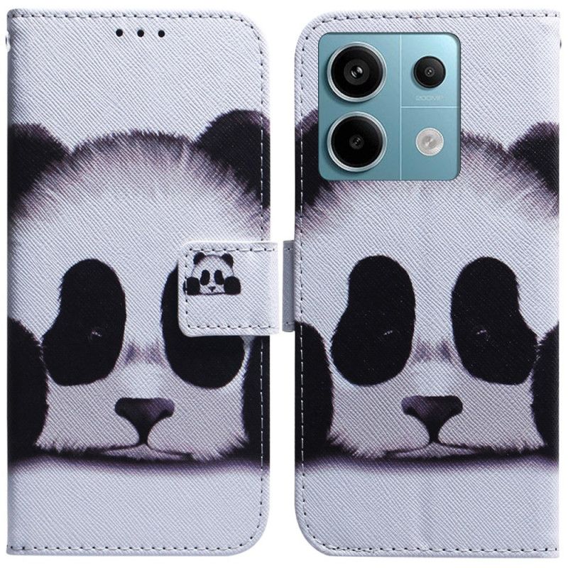 Leren Hoesje Voor Xiaomi Redmi Note 13 Pro 5g Panda