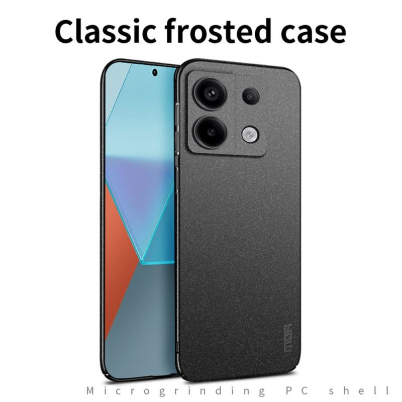 Leren Hoesje Xiaomi Redmi Note 13 Pro 5g Shield Matte Mofi-serie Bescherming Hoesje