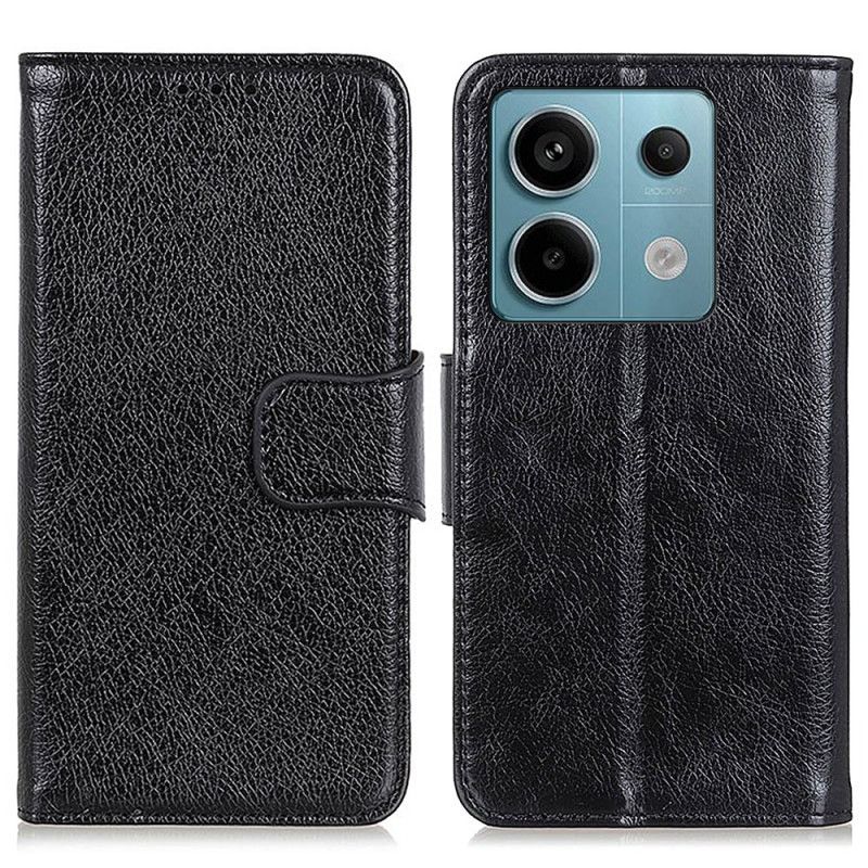 Leren Hoesje Xiaomi Redmi Note 13 Pro 5g Splitnappaleer