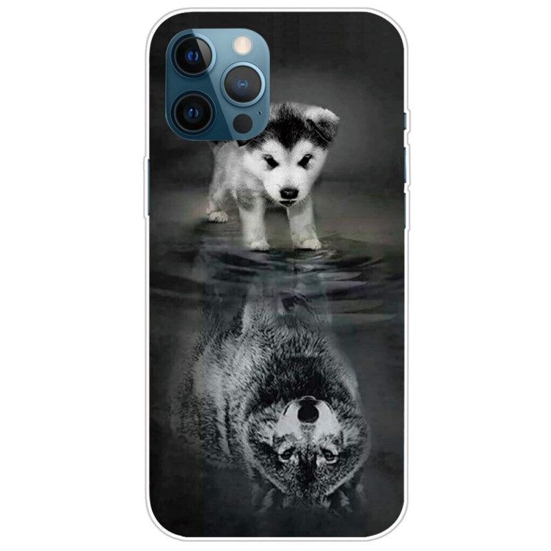 Hoesje voor iPhone 14 Pro Declinaties Wolf