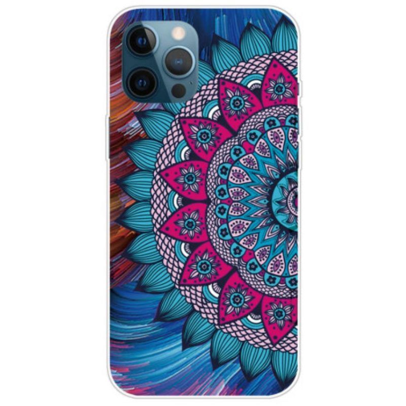 Hoesje voor iPhone 14 Pro Kleurrijke Mandala