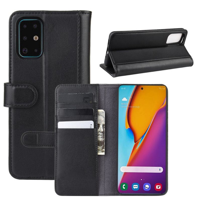 Cover Folio-hoesje Samsung Galaxy S20 Plus / S20 Plus 5G Bruin Zwart Telefoonhoesje Splitleer