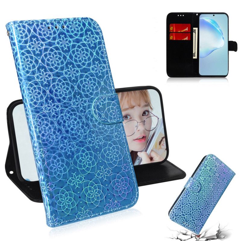 Cover Folio-hoesje Samsung Galaxy S20 Plus / S20 Plus 5G Zwart Telefoonhoesje Pure Kleur