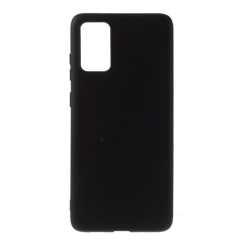 Cover Hoesje Samsung Galaxy S20 Plus / S20 Plus 5G Wit Zwart Telefoonhoesje Mat Siliconen