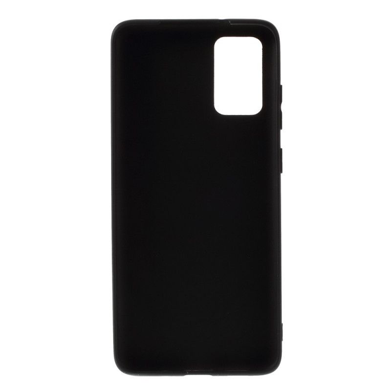 Cover Hoesje Samsung Galaxy S20 Plus / S20 Plus 5G Wit Zwart Telefoonhoesje Mat Siliconen