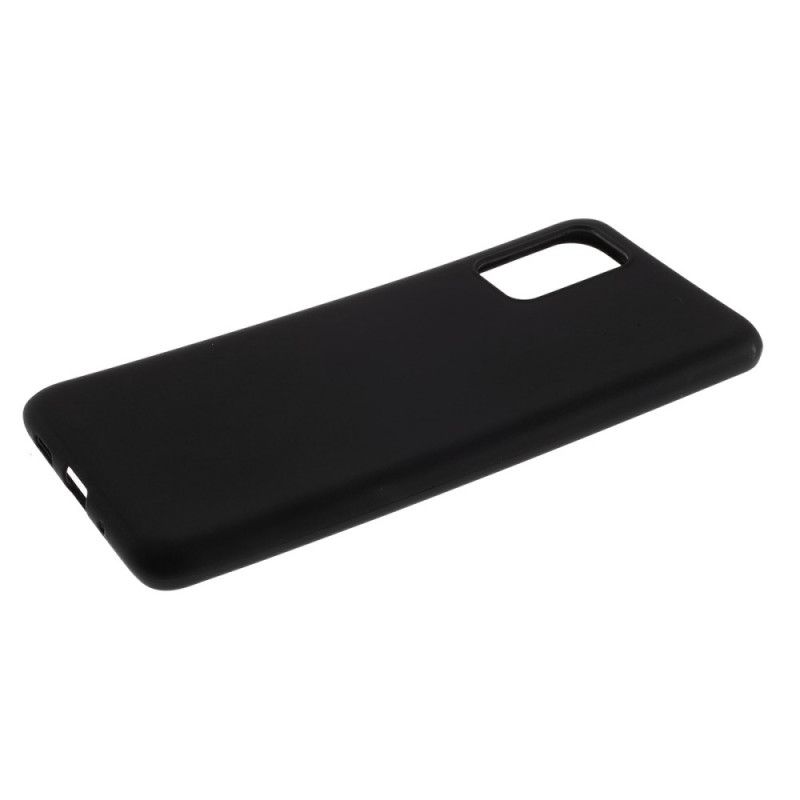 Cover Hoesje Samsung Galaxy S20 Plus / S20 Plus 5G Wit Zwart Telefoonhoesje Mat Siliconen