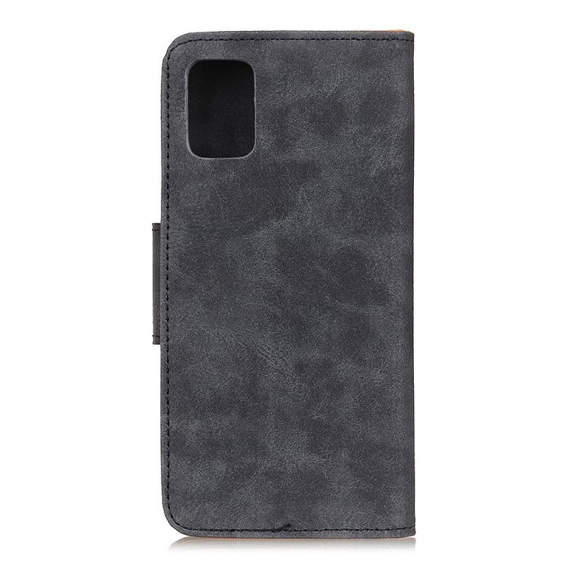 Flip Case Leren Samsung Galaxy S20 Plus / S20 Plus 5G Koffie Grijs Vintage Magnetische Klep