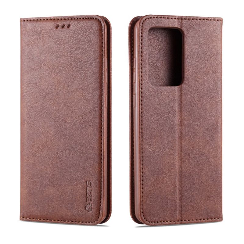 Folio-hoesje voor Samsung Galaxy S20 Plus / S20 Plus 5G Koffie Zwart Retro Azns