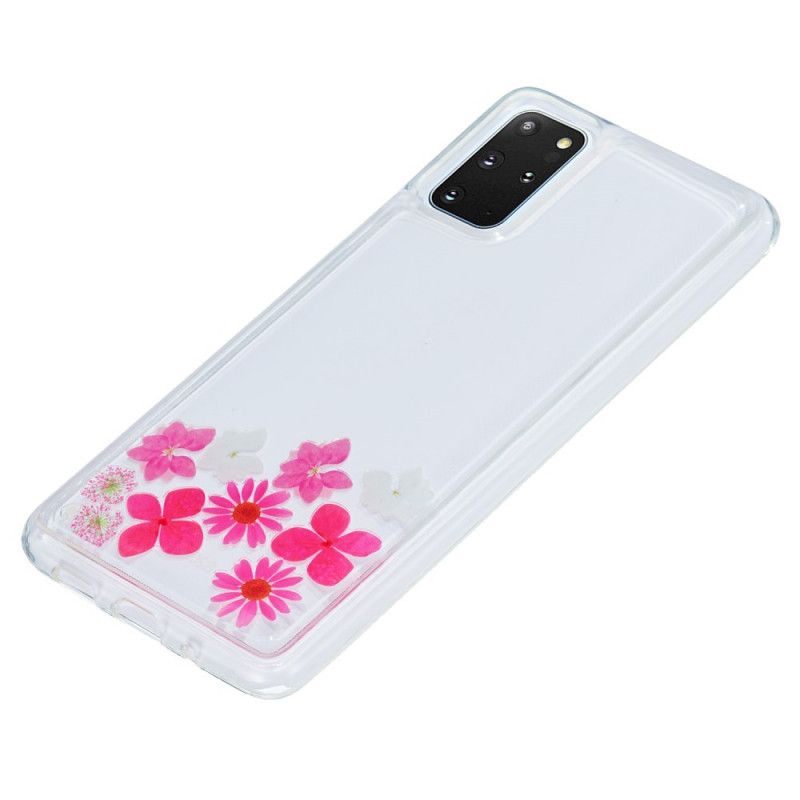 Hoesje Samsung Galaxy S20 Plus / S20 Plus 5G Drijvende Bloemen