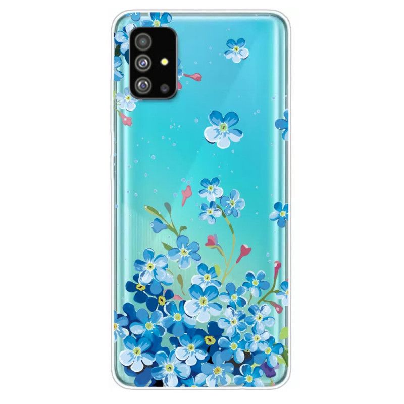 Hoesje Samsung Galaxy S20 Plus / S20 Plus 5G Telefoonhoesje Blauwe Bloemen