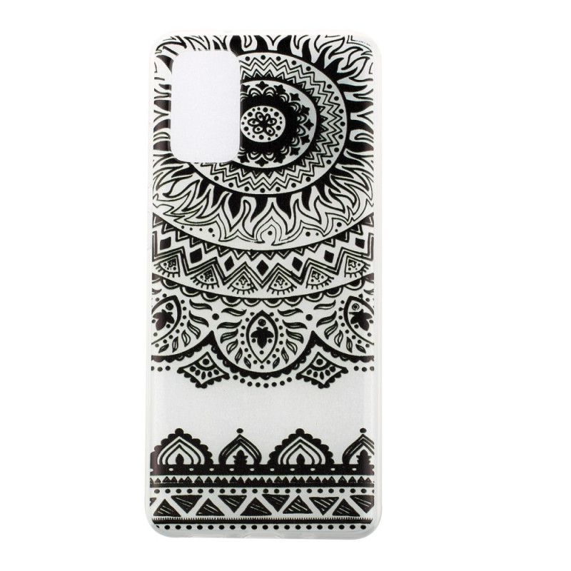 Hoesje Samsung Galaxy S20 Plus / S20 Plus 5G Telefoonhoesje Transparante Bloemenmandala