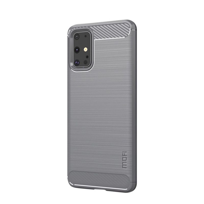 Hoesje voor Samsung Galaxy S20 Plus / S20 Plus 5G Grijs Zwart Mofi Geborstelde Koolstofvezel