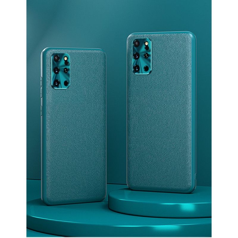 Hoesje voor Samsung Galaxy S20 Plus / S20 Plus 5G Groen Zwart Kleur Leerstijl