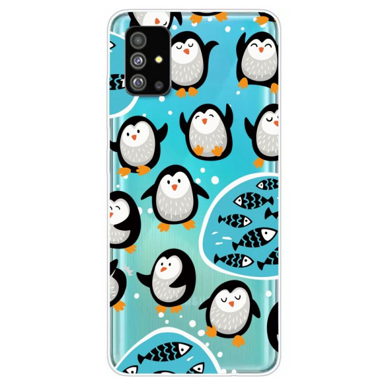 Hoesje voor Samsung Galaxy S20 Plus / S20 Plus 5G Pinguïns En Vissen