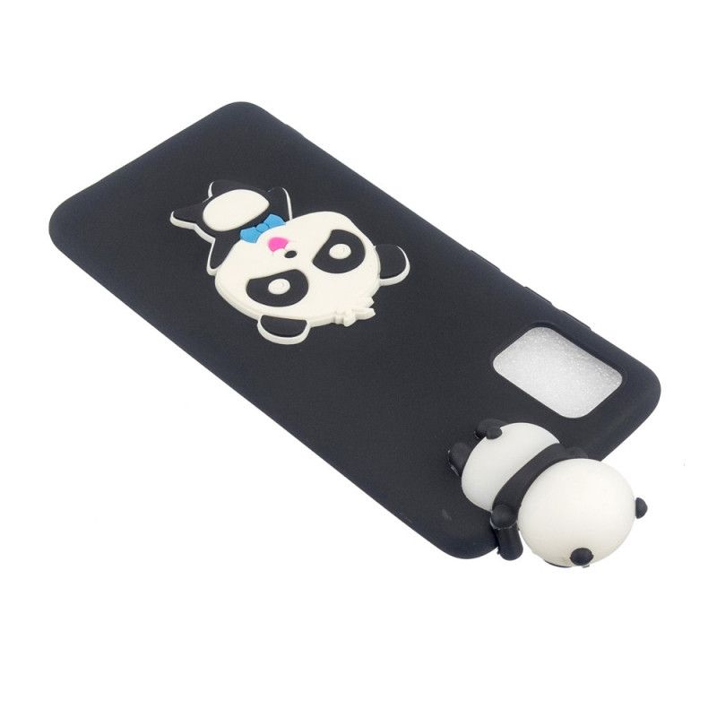 Hoesje voor Samsung Galaxy S20 Plus / S20 Plus 5G Rood Waarom Niet 3D Panda