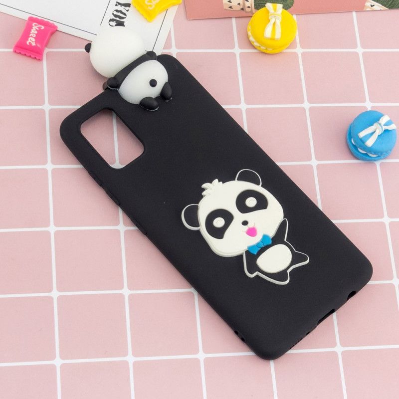 Hoesje voor Samsung Galaxy S20 Plus / S20 Plus 5G Rood Waarom Niet 3D Panda