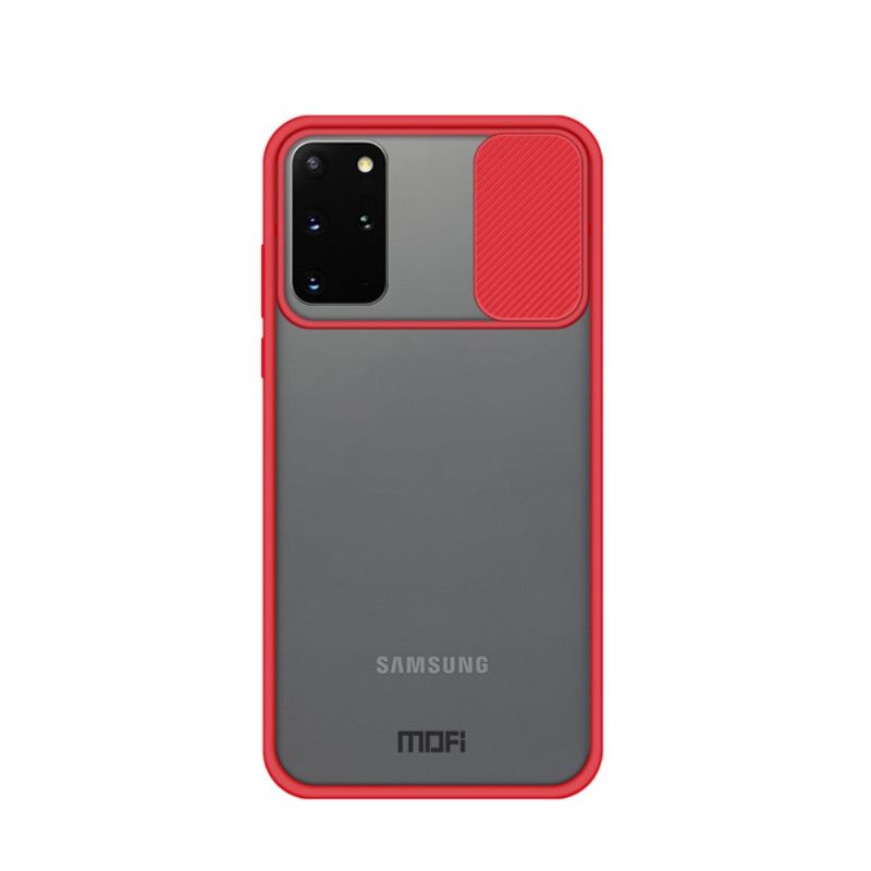 Hoesje voor Samsung Galaxy S20 Plus / S20 Plus 5G Rood Zwart Afdekking Van De Mofi-Fotomodule