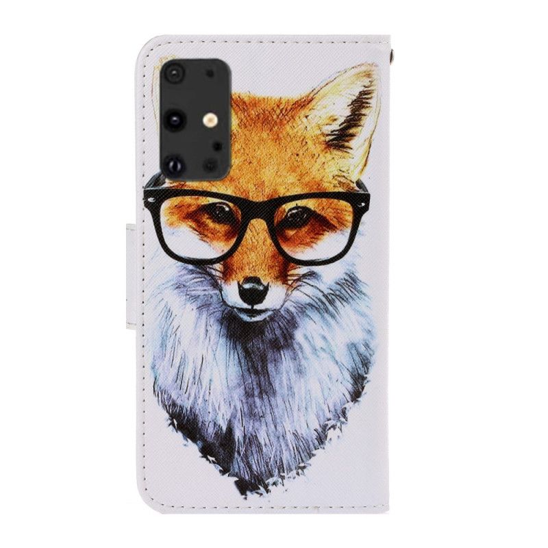 Leren Hoesje Samsung Galaxy S20 Plus / S20 Plus 5G Nerd String Vos