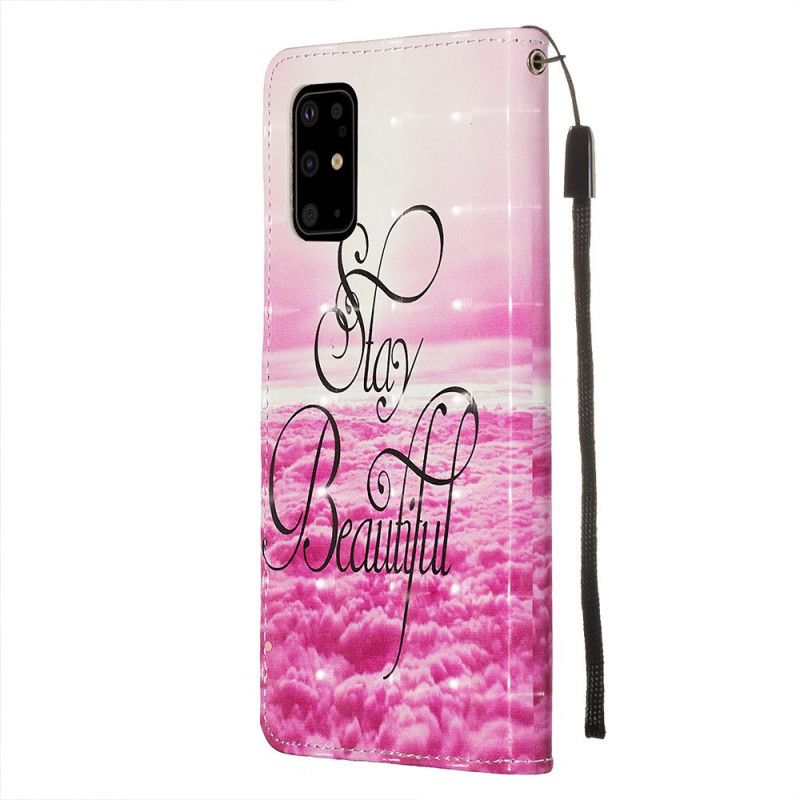 Leren Hoesje voor Samsung Galaxy S20 Plus / S20 Plus 5G Blijf Mooi