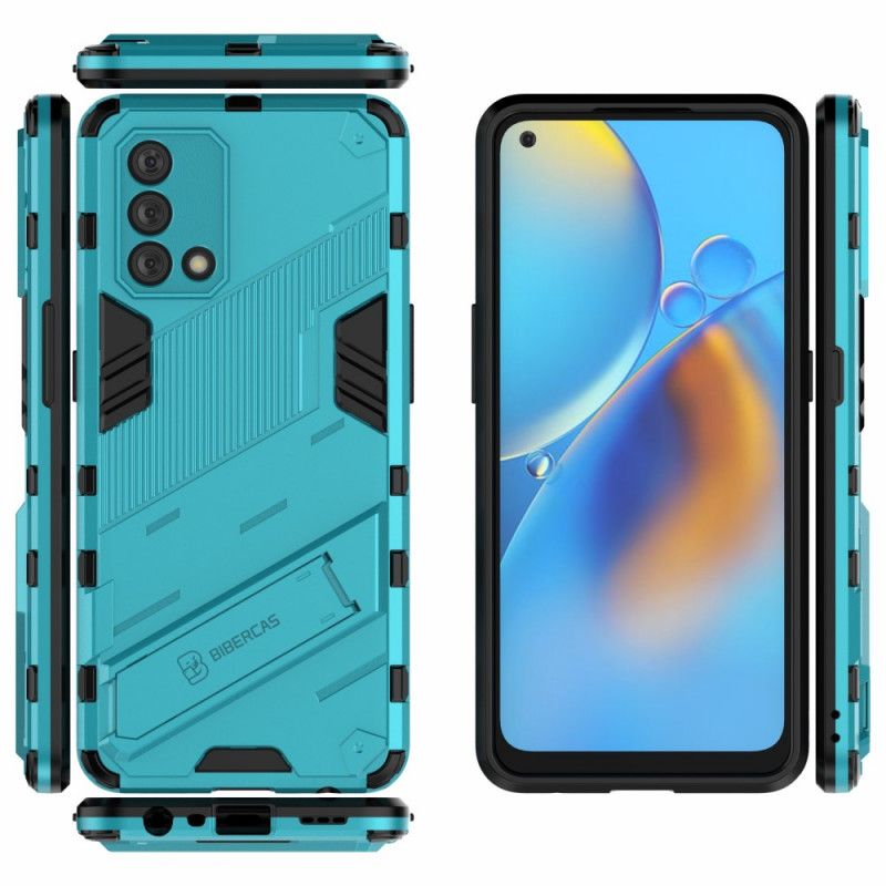 Case Hoesje Oppo A74 4g Telefoonhoesje Verwijderbare Steun Twee Handenvrije Posities