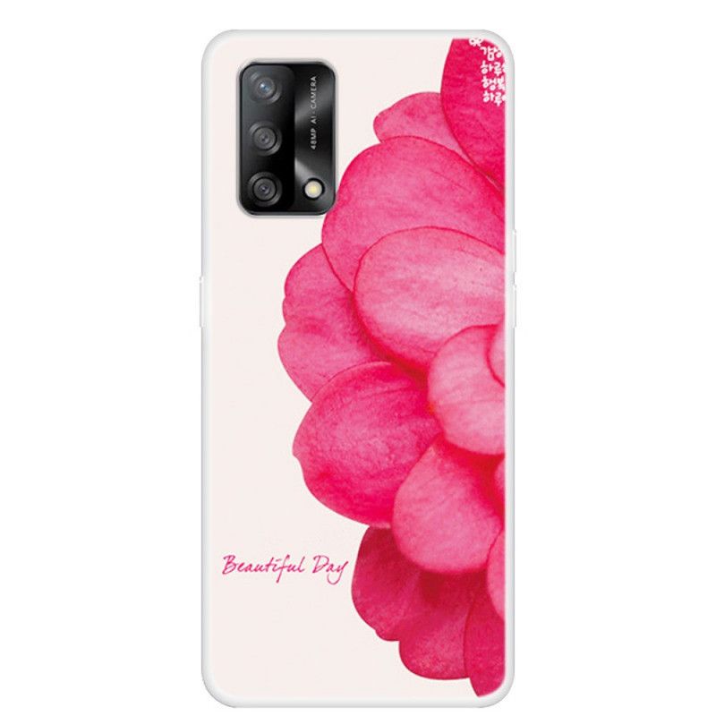 Cover Hoesje Oppo A74 4g Telefoonhoesje Mooie Dag