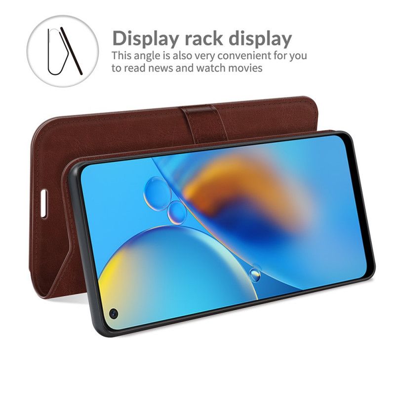 Flip Case Leren Oppo A74 4g Kunstleer Ultra