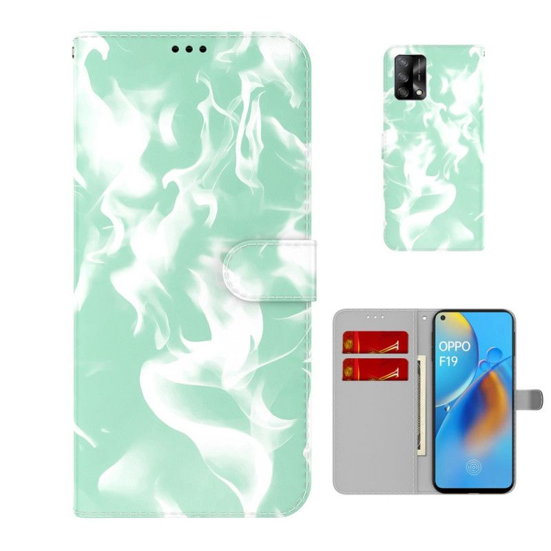 Folio-hoesje Oppo A74 4g Telefoonhoesje Abstract Patroon