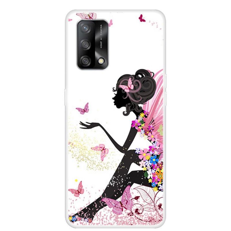 Hoesje Oppo A74 4g Bloemenfee