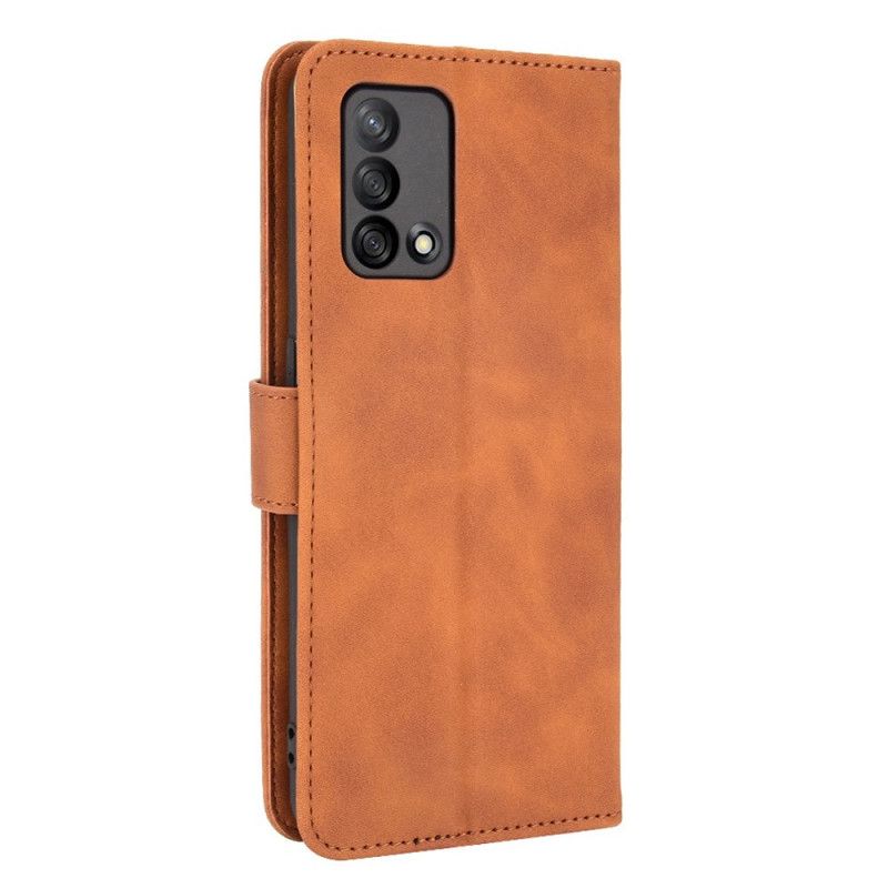 Leren Hoesje Oppo A74 4g Skin-touch Kleurrijk Bescherming Hoesje