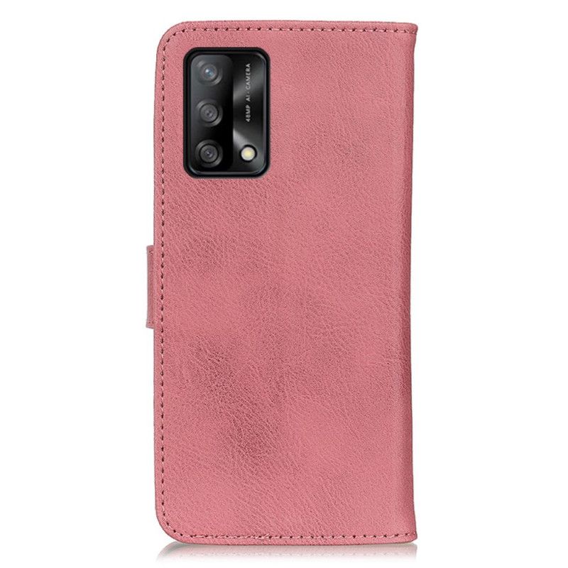 Leren Hoesje Voor Oppo A74 4g Kunstleer Khazneh