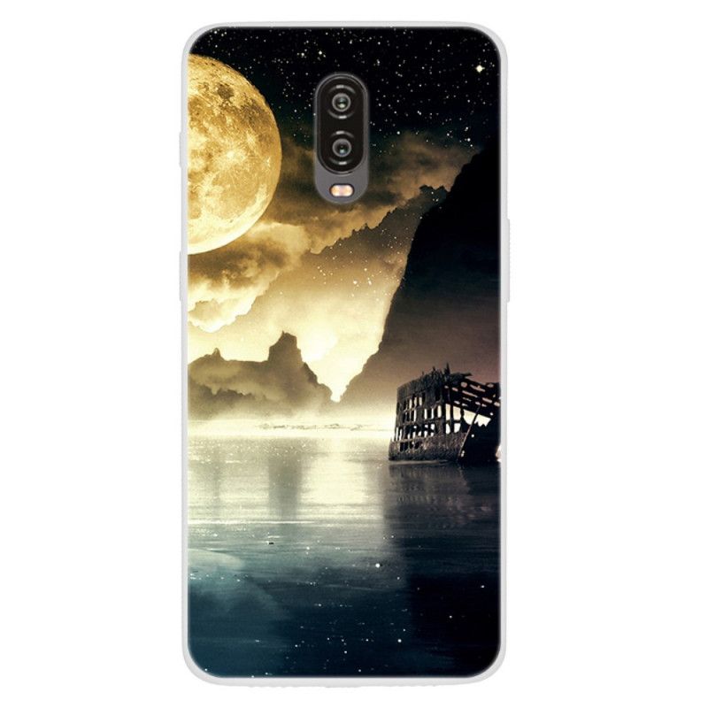 Cover Hoesje OnePlus 6T Telefoonhoesje Volle Maan