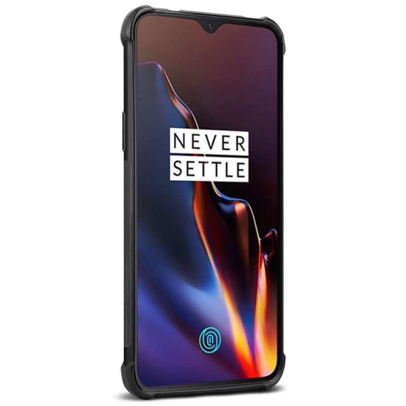 Hoesje OnePlus 6T Imak Vega Serie Geborsteld Koolstofvezel