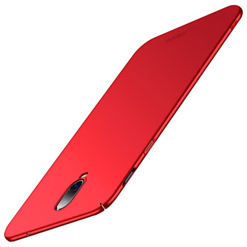 Hoesje voor OnePlus 6T Donkerblauw Rood Mofi