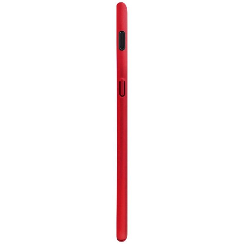Hoesje voor OnePlus 6T Rood Zijde Serie