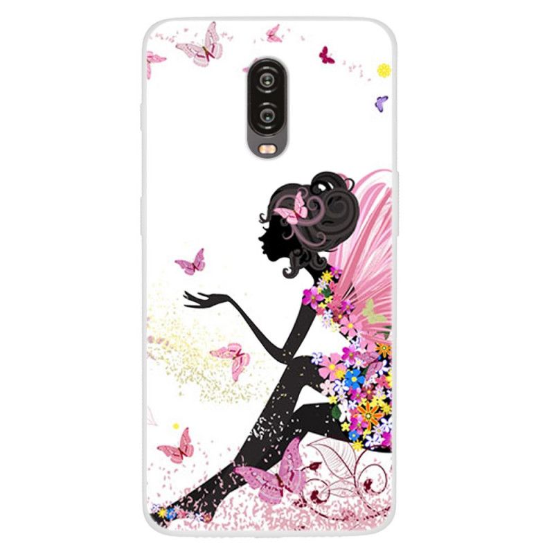 Hoesje voor OnePlus 6T Vlinder Dame