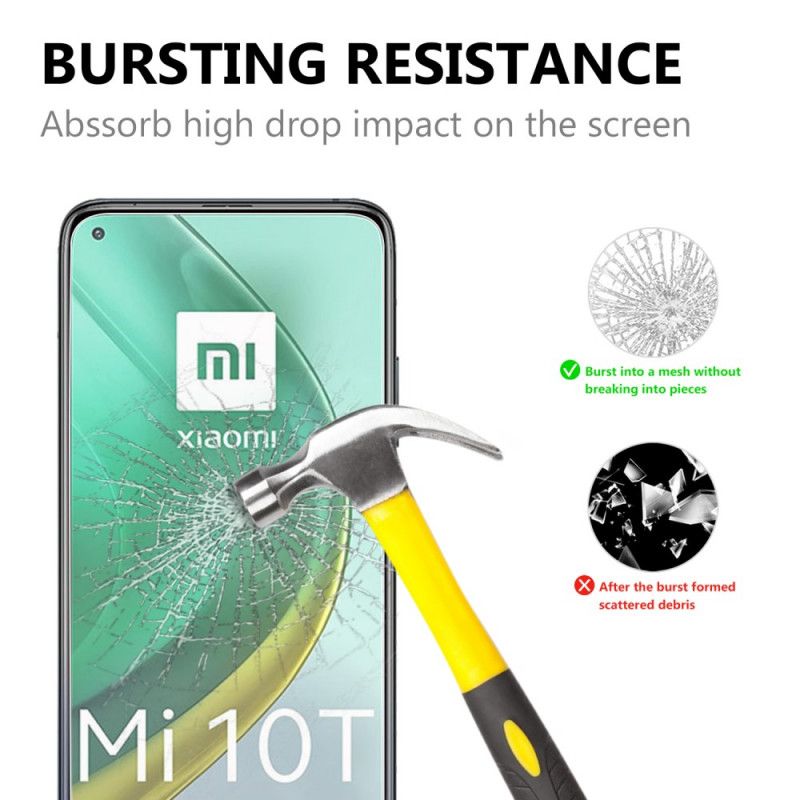 Bescherming Van Gehard Glas Met Boogrand Voor Xiaomi Mi 10T / 10T Pro Scherm