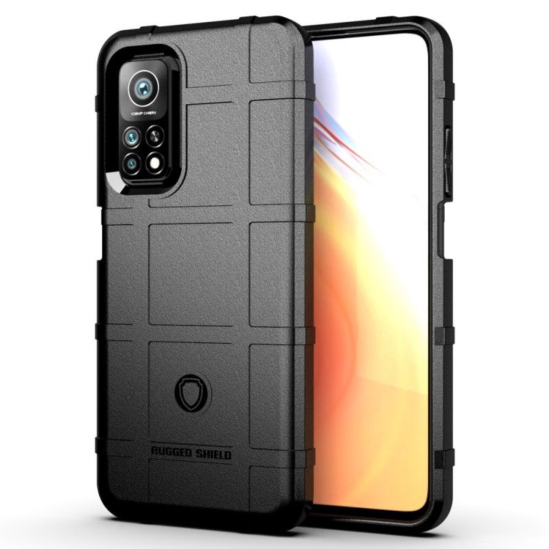 Case Hoesje Xiaomi Mi 10T / 10T Pro Grijs Zwart Telefoonhoesje Robuust Schild