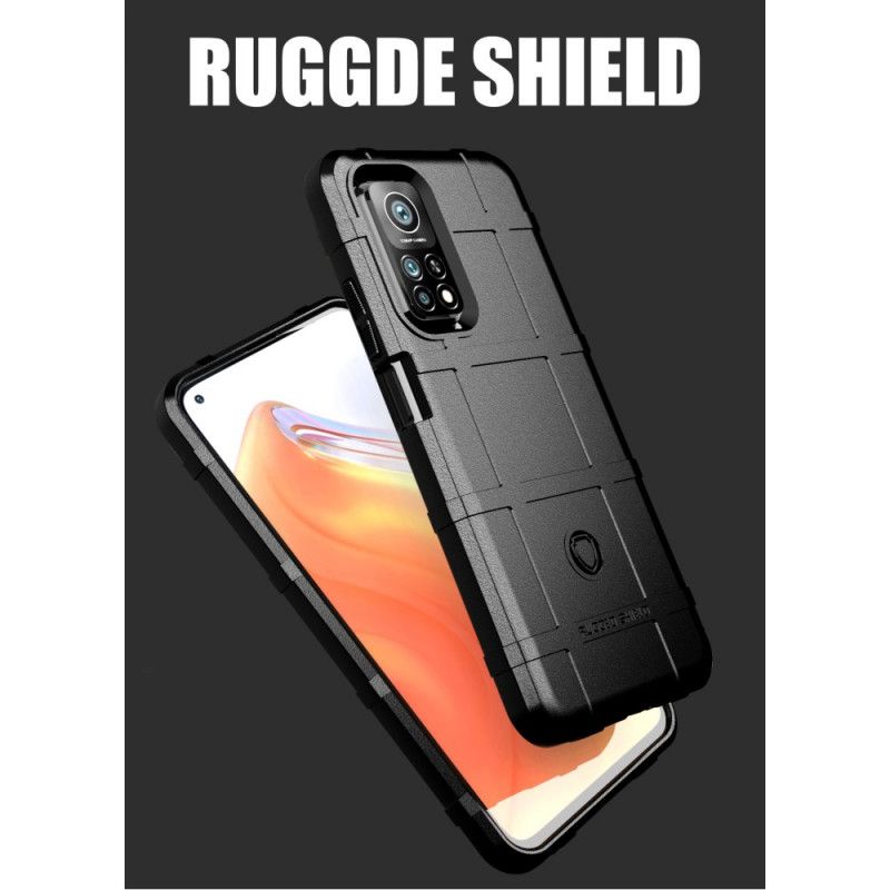 Case Hoesje Xiaomi Mi 10T / 10T Pro Grijs Zwart Telefoonhoesje Robuust Schild