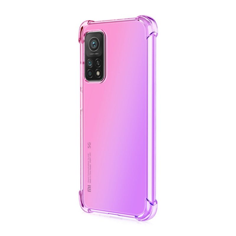 Case Hoesje Xiaomi Mi 10T / 10T Pro Roze Magenta Telefoonhoesje Kleurverloop