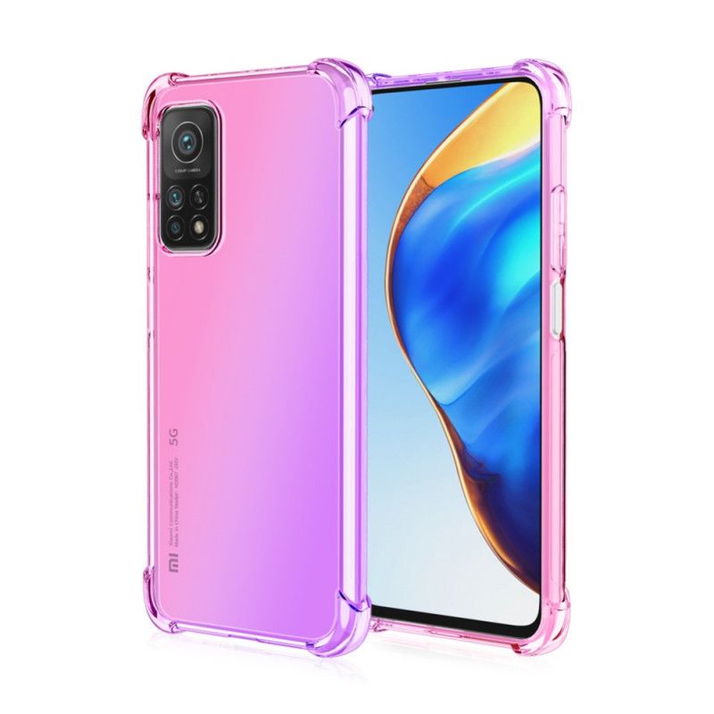 Case Hoesje Xiaomi Mi 10T / 10T Pro Roze Magenta Telefoonhoesje Kleurverloop