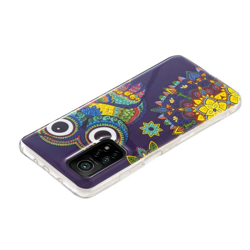 Case Hoesje Xiaomi Mi 10T / 10T Pro Telefoonhoesje Fluorescerende Mandala-Uil