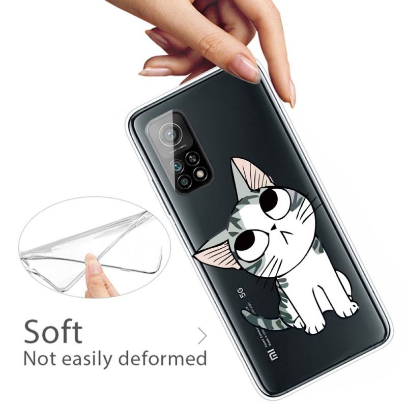 Case Hoesje Xiaomi Mi 10T / 10T Pro Telefoonhoesje Let Op De Katten