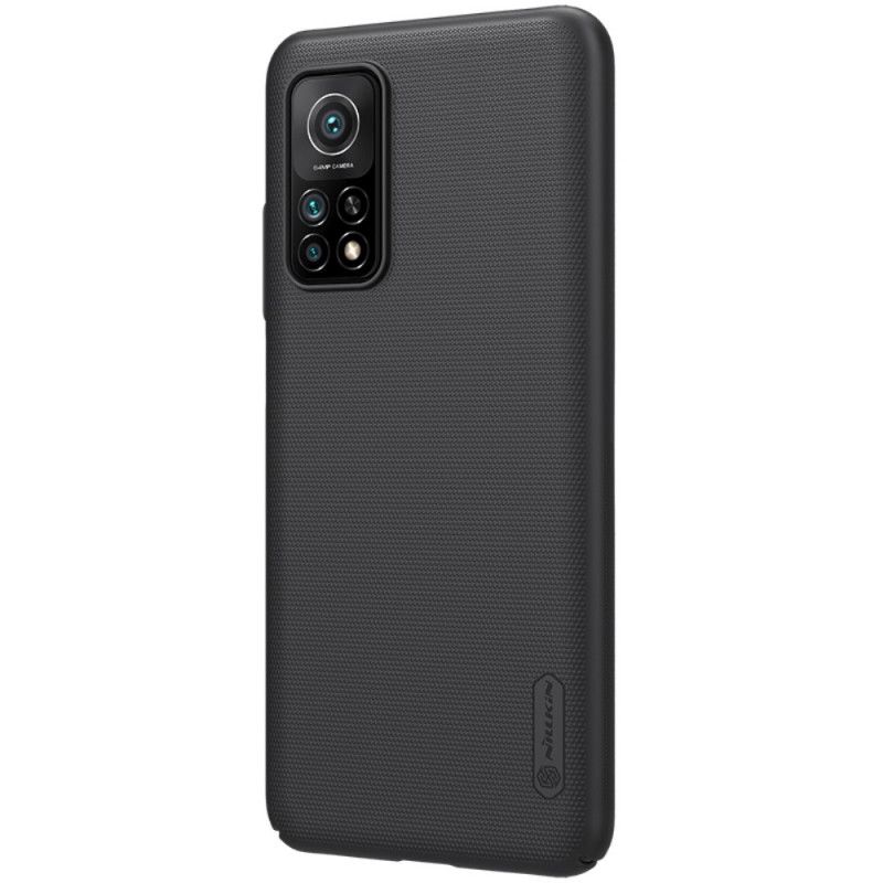 Case Hoesje Xiaomi Mi 10T / 10T Pro Wit Zwart Telefoonhoesje Stijve Frosted Nillkin