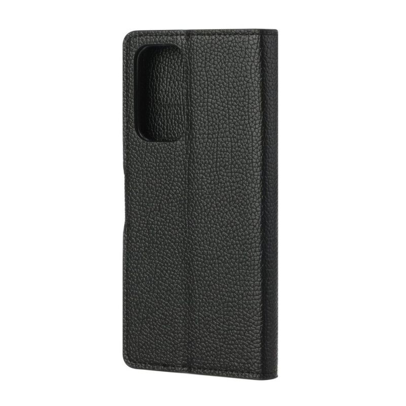 Flip Case Leren Xiaomi Mi 10T / 10T Pro Eenvoudige Lychee