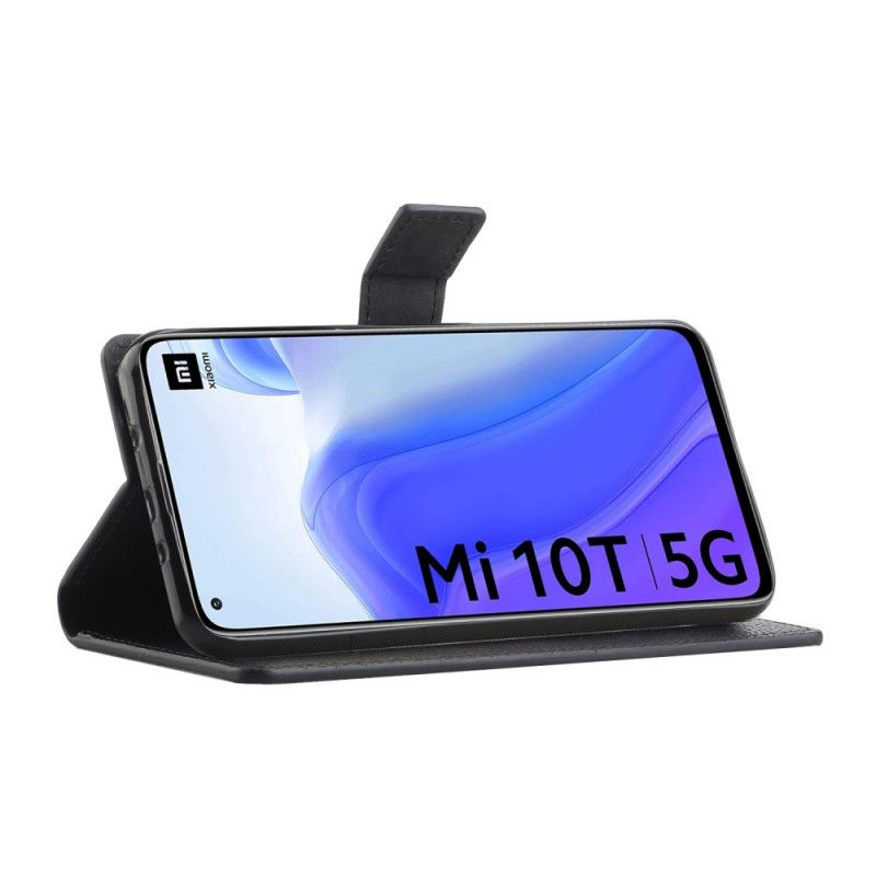 Flip Case Leren Xiaomi Mi 10T / 10T Pro Eenvoudige Lychee