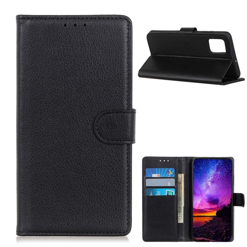 Flip Case Leren Xiaomi Mi 10T / 10T Pro Rood Zwart Premium Lychee Leereffect