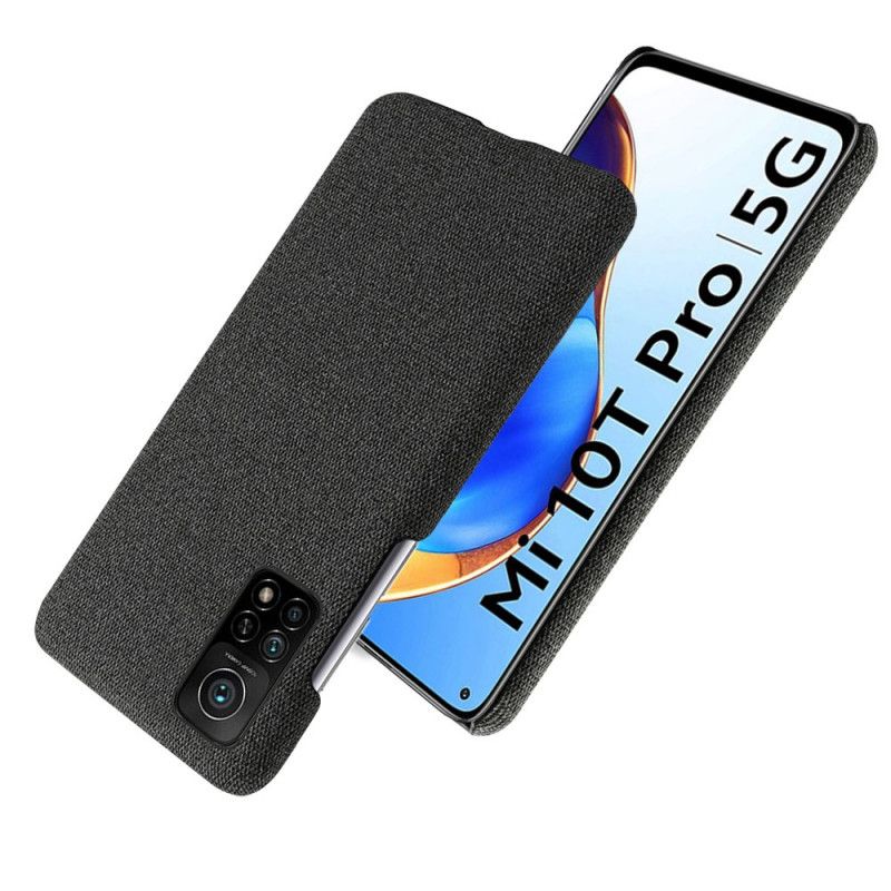 Hoesje voor Xiaomi Mi 10T / 10T Pro Grijs Zwart Ksq Chique Stof