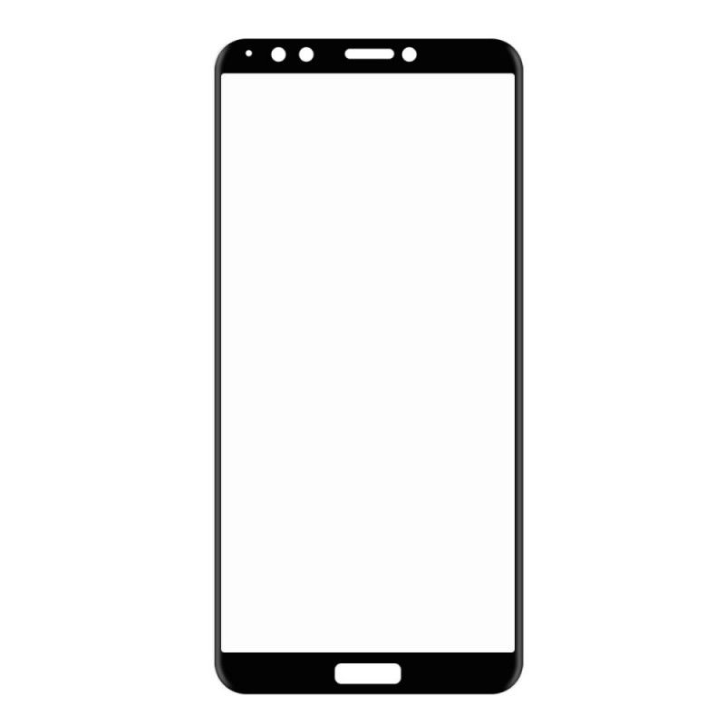 Bescherming Van Gehard Glas Huawei Y7 2018 Transparant Zwart